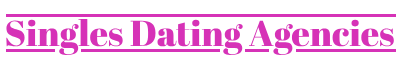 Singles Dating Agencies Logo